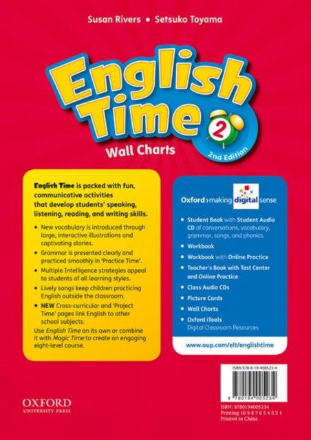 Book cover of: English Time: 2: Wall Chart