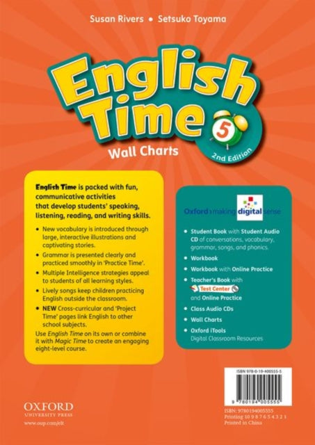 Book cover of: English Time: 5: Wall Chart