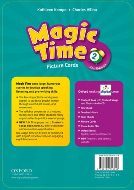 Book cover of: Magic Time: Level 2: Flashcards. By: Kathleen Kampa