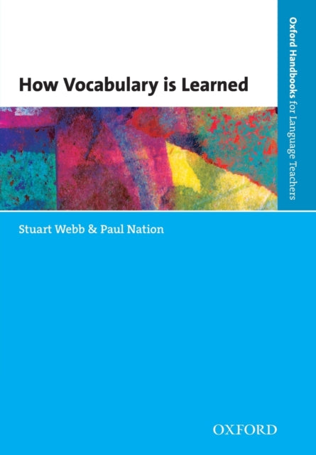 Book cover of: How Vocabulary Is Learned. By: Stuart Webb