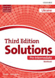 Book cover of: Solutions 3e Pre-intermediate Workbook (Ukraine)