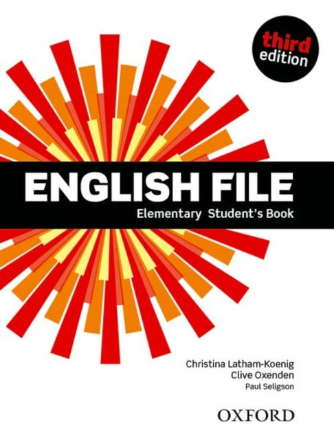Book cover of: English File: Elementary: Student's Book. By: Oxford Editor