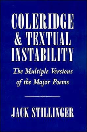 Coleridge and Textual Instability