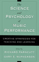 Book cover of: Science and Psychology of Music Performance