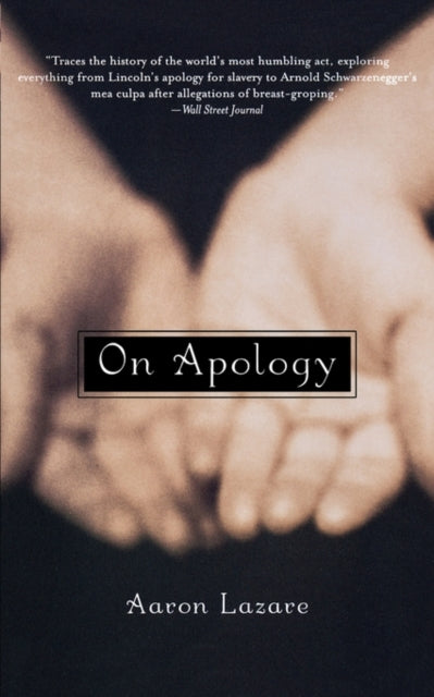 Book cover of: On Apology. By: Aaron Lazare
