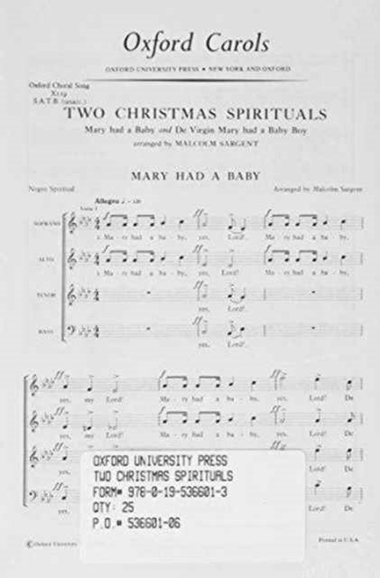 Book cover of: Two Christmas Spirituals