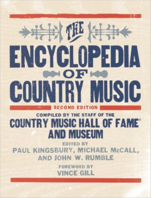Book cover of: Encyclopedia of Country Music. By: Paul Kingsbury