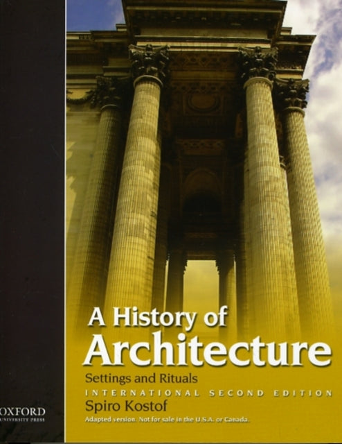 Book cover of: History of Architecture. By: Spiro Kostof
