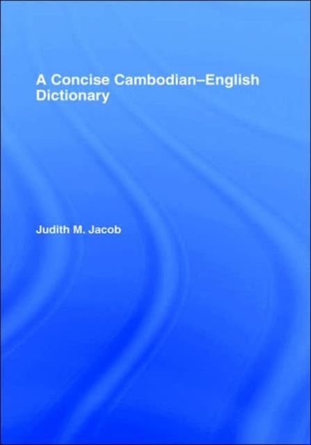 Book cover of: Concise Cambodian-English Dictionary. By: Judith Jacobs