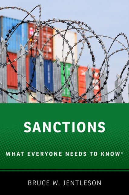 Book cover of: Sanctions. By: Bruce W. Jentleson