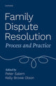 Book cover of: Family Dispute Resolution. By: Salem