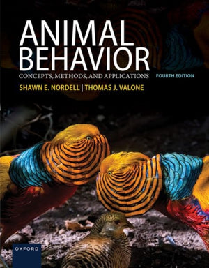 Animal Behavior, Concepts, Methods, and Applications
