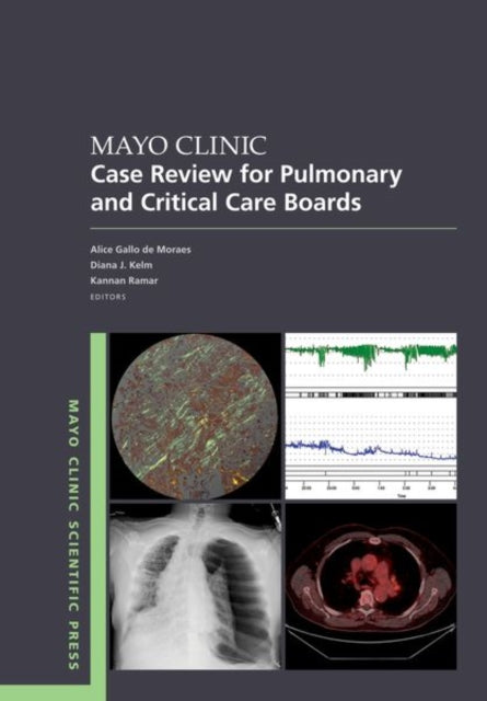 Book cover of: Mayo Clinic Case Review for Pulmonary and Critical Care Boards. By: Gallo de Moraes