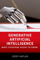 Book cover of: Generative Artificial Intelligence. By: Jerry Kaplan