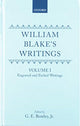 Book cover of: William Blake's Writings. By: William Blake