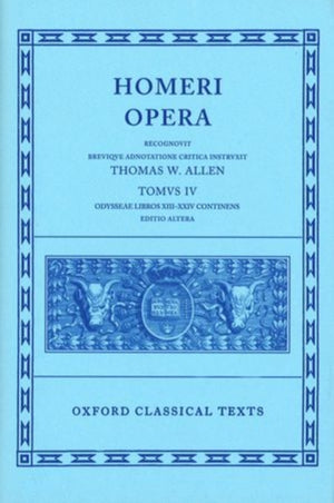 Homer Vol. IV. Odyssey (Books XIII-XXIV)