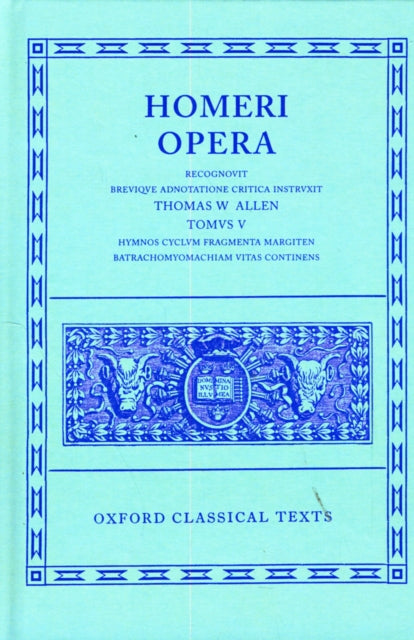 Book cover of: Homer Vol. V. Hymns, etc. By: Όμηρος