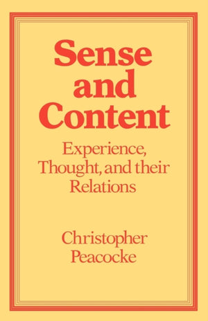 Sense and Content