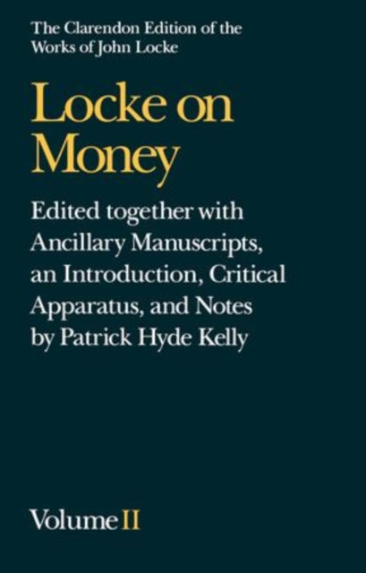 Book cover of: John Locke: Locke on Money