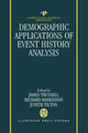 Book cover of: Demographic Applications of Event History Analysis