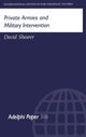 Book cover of: Private Armies and Military Intervention