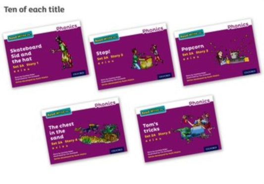 Book cover of: Read Write Inc. Phonics: Purple Set 2A Storybooks Pack of 50. By: Cynthia Rider