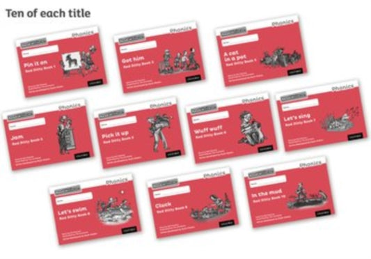 Book cover of: Read Write Inc. Phonics: Red Ditty Black & White Books (Pack of 100). By: Gill Munton