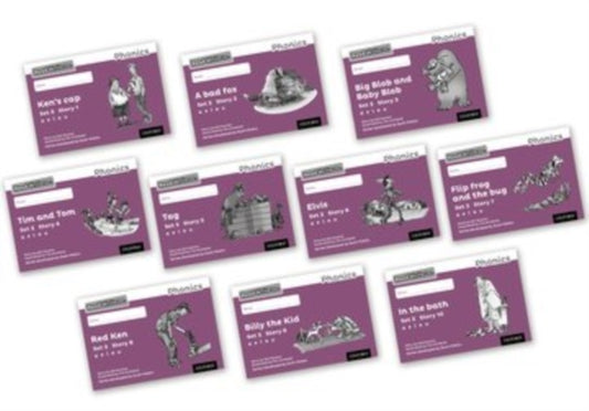 Book cover of: Read Write Inc. Phonics: Purple Set 2 Core Black & White Storybooks (Mixed Pack of 10)