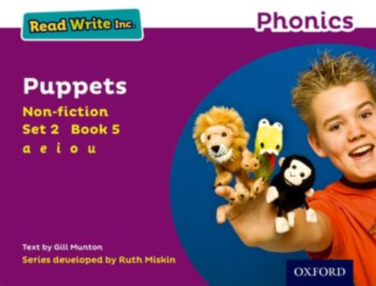 Book cover of: Read Write Inc. Phonics: Puppets (Purple Set 2 Non-fiction 5). By: Gill Munton