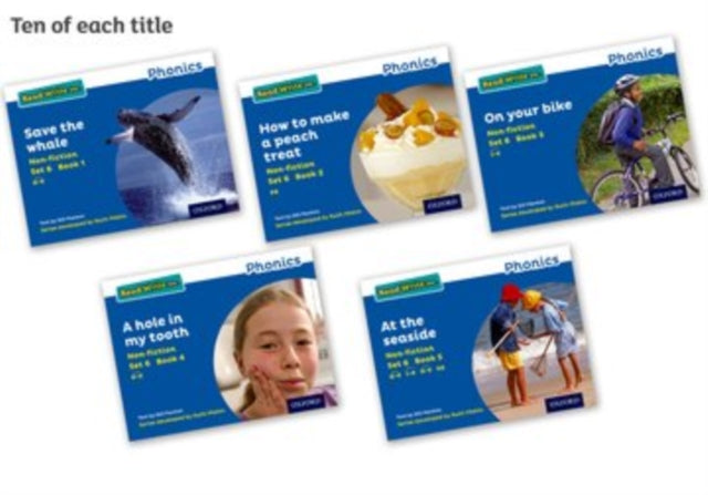 Book cover of: Read Write Inc. Phonics: Blue Set 6 Non-fiction books (Pack of 50). By: Gill Munton