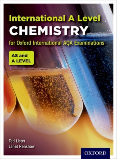 Book cover of: OxfordAQA International A-level Chemistry (9620)