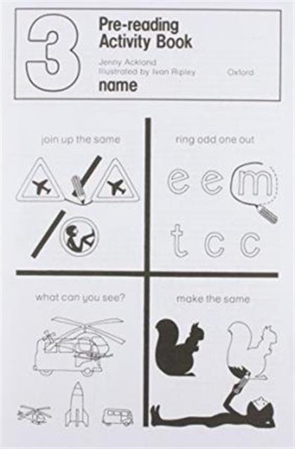 Book cover of: Pre-Reading Activity Books: Book 3. By: Jenny Ackland