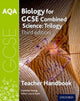 Book cover of: AQA GCSE Biology for Combined Science Teacher Handbook. By: Lawrie Ryan