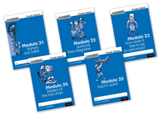 Book cover of: Read Write Inc. Fresh Start: Modules 21-25 - Mixed Pack of 5. By: Ruth Miskin
