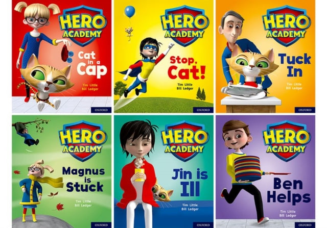 Book cover of: Hero Academy: Oxford Level 1+, Pink Book Band: Class pack. By: Bill Ledger