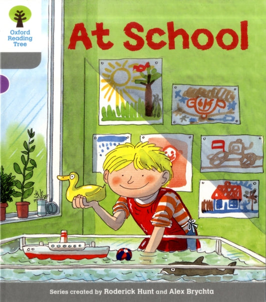 Book cover of: Oxford Reading Tree: Level 1: Wordless Stories A: At School. By: Roderick Hunt
