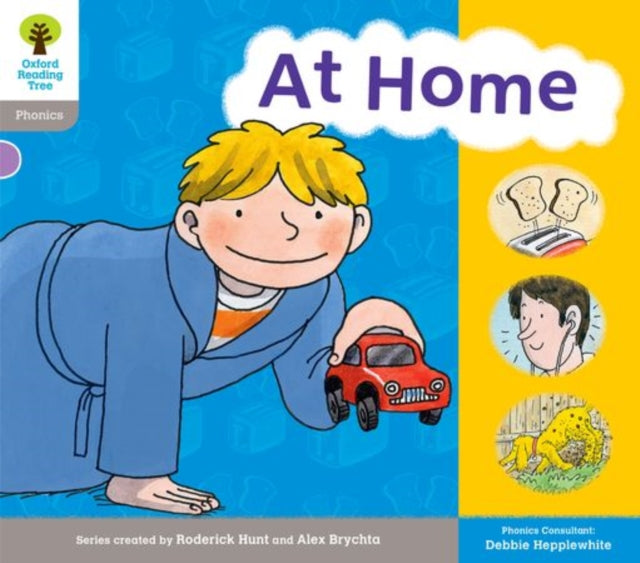 Book cover of: Oxford Reading Tree: Level 1: Floppy's Phonics: Sounds and Letters: At Home. By: Roderick Hunt