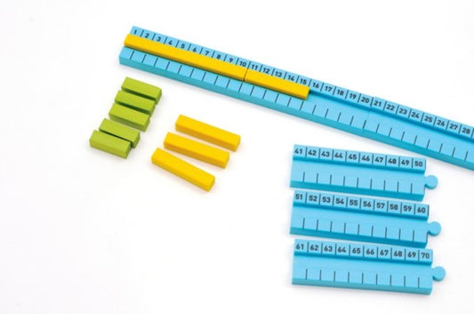 Book cover of: Numicon: 1-100cm Number Rod Track. By: Tony Wing