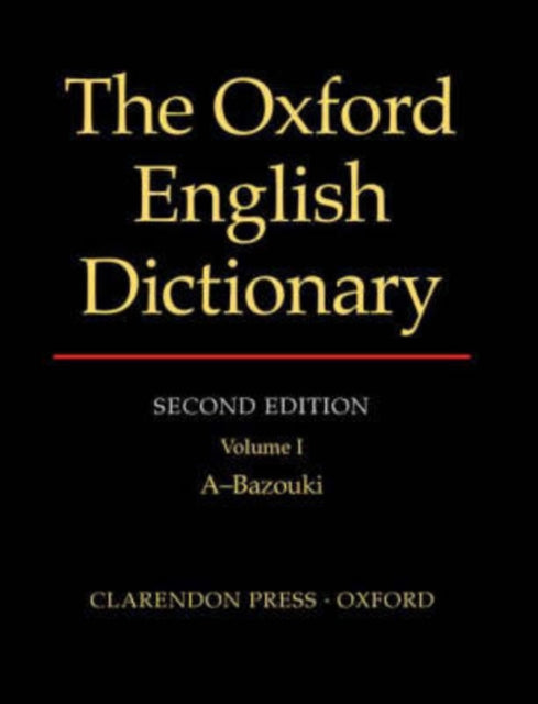 Book cover of: Oxford English Dictionary. By: J. A. Simpson