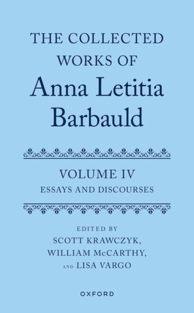 The Collected Works of Anna Letitia Barbauld: Volume 4