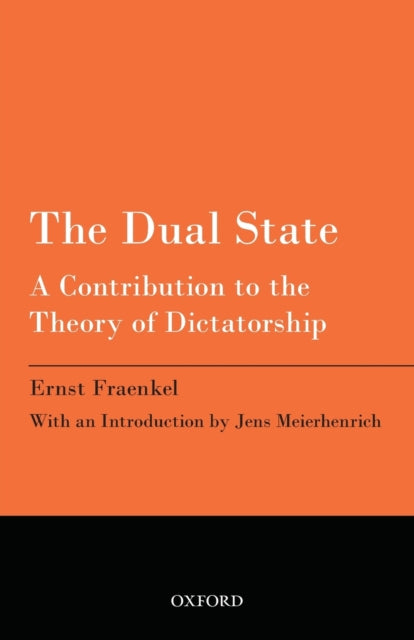 Book cover of: Dual State. By: Ernst Fraenkel