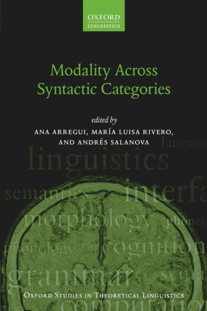 Book cover of: Modality Across Syntactic Categories. By: Ana Arregui