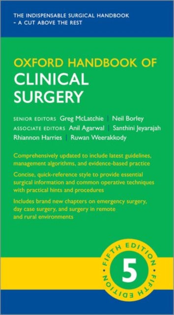 Book cover of: Oxford Handbook of Clinical Surgery. By: Anil Agarwal