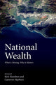 Book cover of: National Wealth. By: Kirk Hamilton