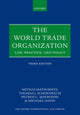 Book cover of: World Trade Organization. By: Mitsuo Matsushita