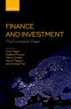 Book cover of: Finance and Investment: The European Case. By: Colin Mayer