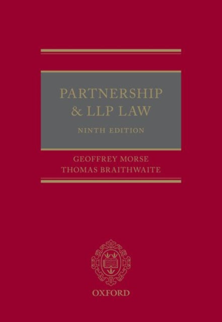 Book cover of: Partnership and LLP Law. By: Geoffrey Morse