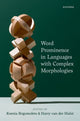 Book cover of: Word Prominence in Languages with Complex Morphologies. By: Ksenia Bogomolets