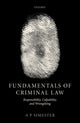Book cover of: Fundamentals of Criminal Law. By: Andrew Simester