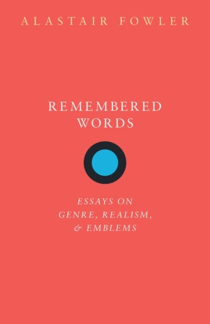 Book cover of: Remembered Words. By: Alastair Fowler